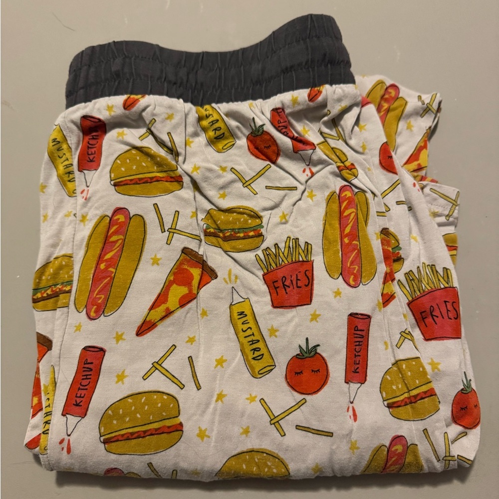 Men’s Little Sleepies Pants size Large Fast Foodies